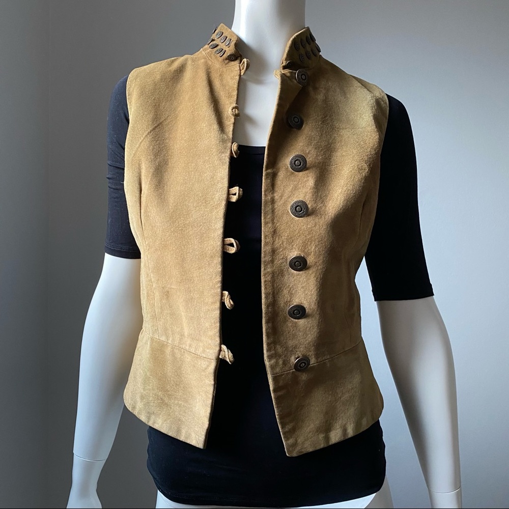 VTG MARGARET GODFREY Suede Studded Vest